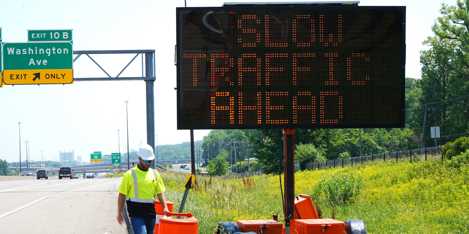 Roadside message board