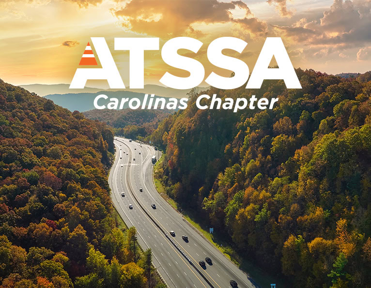 Carolinas Chapter logo on roadway