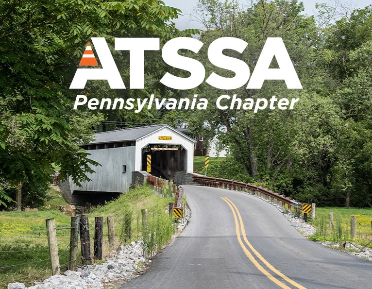 Pennsylvania Chapter logo on roadway