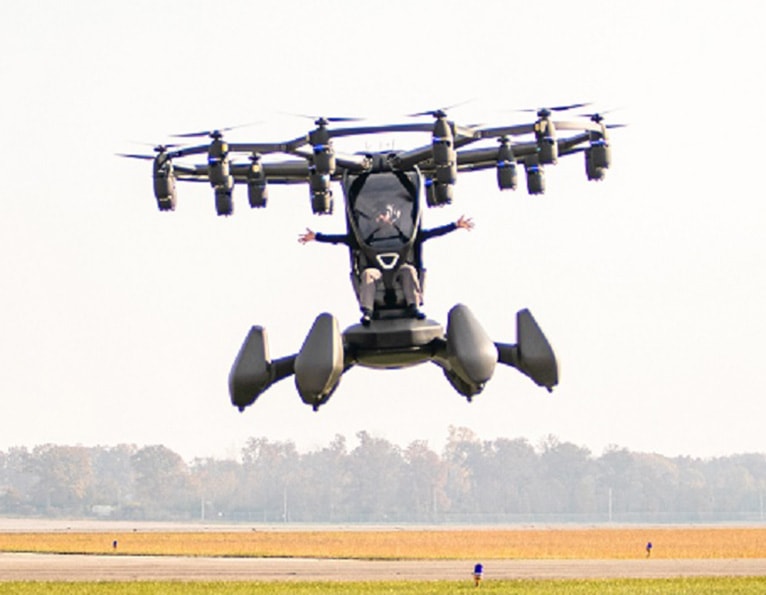 Flying car test car