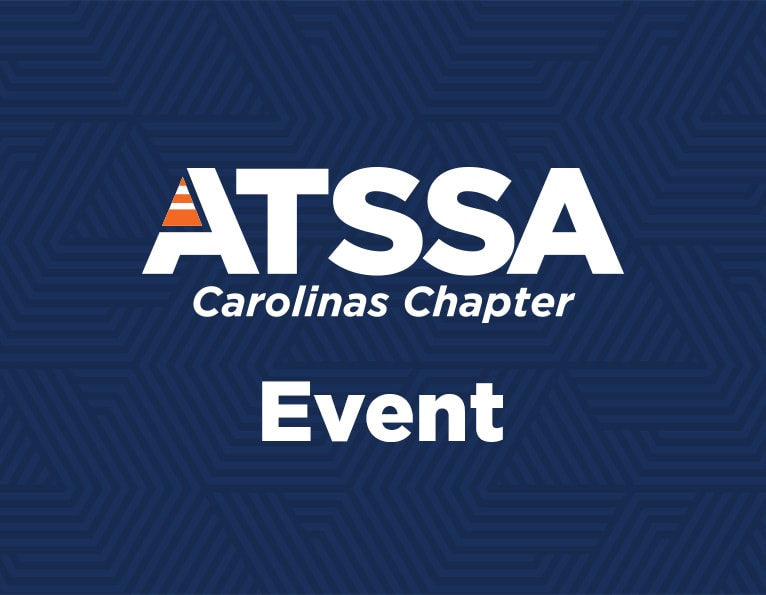 Carolinas Chapter logo with event on navy background