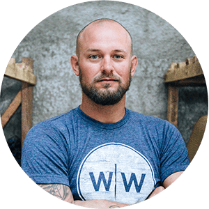 Doc Hendley, Founder and President of Wine to Water, rounded headshot